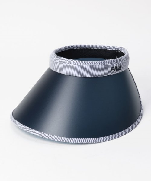 FILA（Hat）(フィラ（ボウシ）)/FLW  ST CLIP VISOR/ネイビー