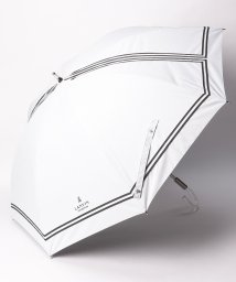 LANVIN Collection(umbrella)(ランバンコレクション（傘）)/晴雨兼用日傘　シエスタグログランリボン/ホワイト