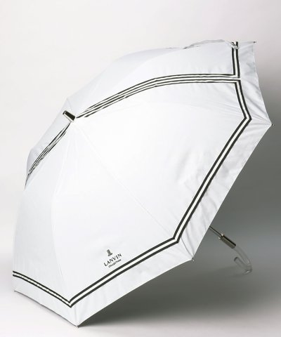 晴雨兼用折りたたみ日傘 シエスタグログランリボン