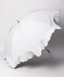 LANVIN Collection(umbrella)(ランバンコレクション（傘）)/晴雨兼用日傘　シエスタ　刺繍フリル/ホワイト