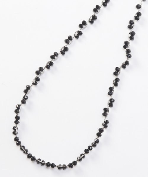 ガラスビーズネックレス 