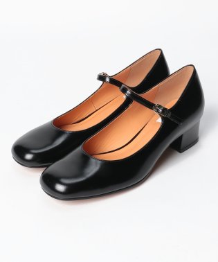 LANVIN en Bleu (SHOES)/ラウンドスクエアトゥ甲ストラップパンプス/505930976