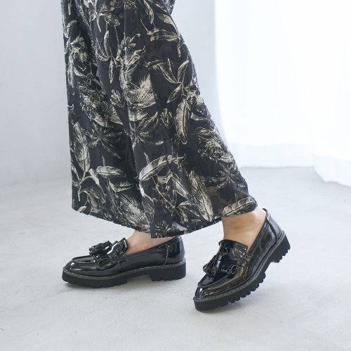 厚底タッセルローファー 厚底タッセルローファー D1579675846(12100円)