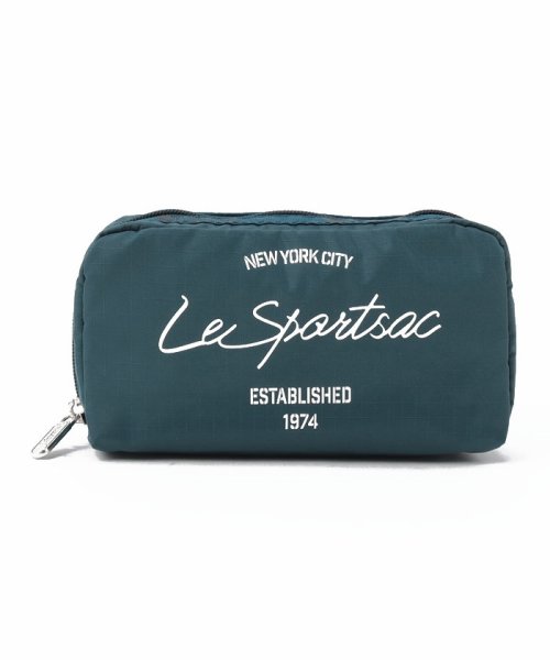 LeSportsac(LeSportsac)/RECTANGULAR COSMETICディープラグーンスクリプトコスメティック/グリーン