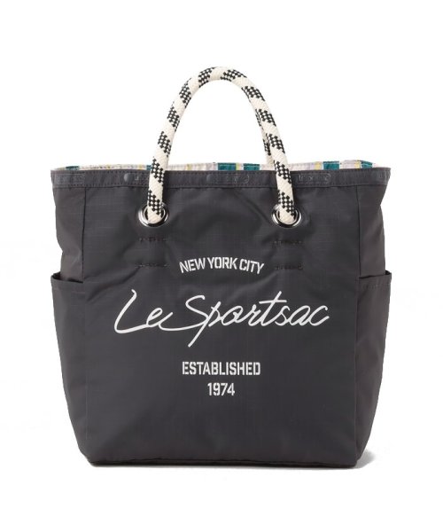 LeSportsac(LeSportsac)/MEDIUM 2 WAY TOTE2ウェイサンダースクリプト/グレー