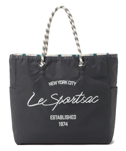 LeSportsac(LeSportsac)/LARGE 2 WAY TOTE2ウェイサンダースクリプト/グレー