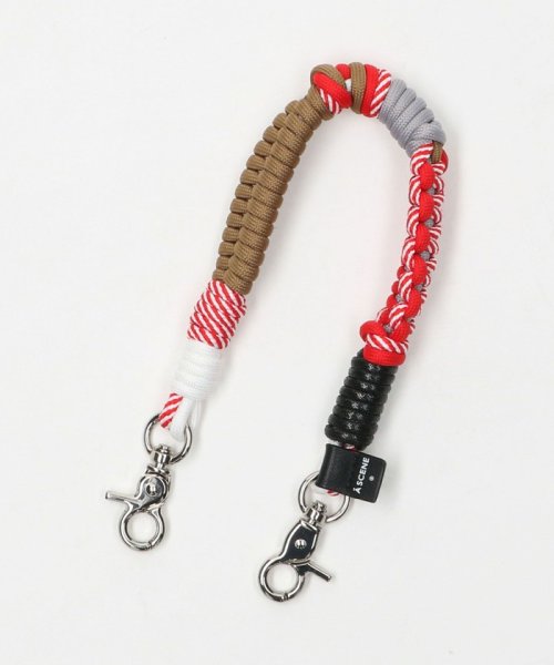 BEAUTY&YOUTH UNITED ARROWS(ビューティーアンドユース　ユナイテッドアローズ)/＜A SCENE＞Design paracord strap/スマホストラップ/RED