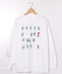 ALWAYS GOOD TIME NEW BASIC STORE/【THE SMURFS/スマーフ】刺繍・プリントロングスリーブTシャツ/505969632