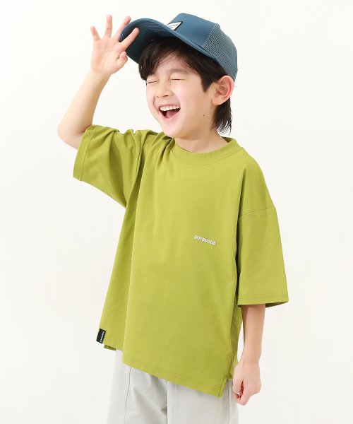 devirock(デビロック)/防汚 半袖Tシャツ 子供服 キッズ 男の子 女の子 トップス 半袖Tシャツ Tシャツ /その他