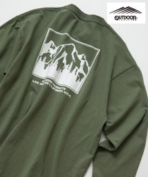 OUTDOOR PRODUCTS/【OUTDOORPRODUCTS】バックプリントロンT/505975645