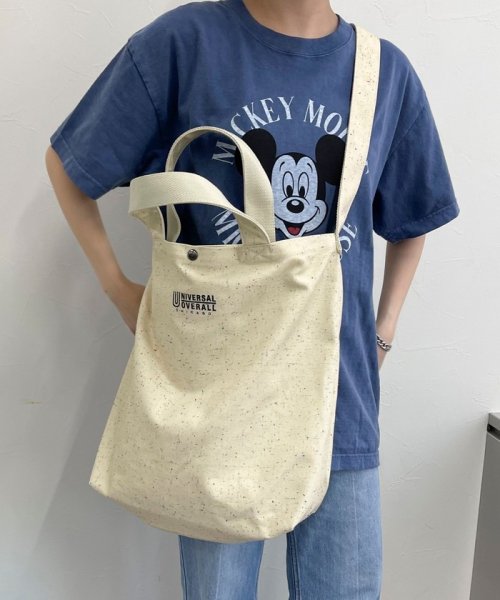 fredy emue(フレディエミュ)/【UNIVERSAL OVERALL/ユニバーサルオーバーオール】NEP 2WAY TOTE SHOULDER/オフホワイト