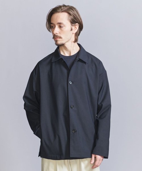 BEAUTY&YOUTH UNITED ARROWS(ビューティーアンドユース　ユナイテッドアローズ)/HI－DENS オックス シャツジャケット/NAVY