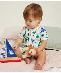 PETIT BATEAU/プリントショートロンパース/505984608