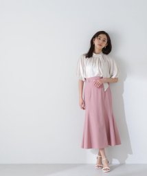 NATURAL BEAUTY BASIC/ベルテッドアシメマーメイドスカート/505988314