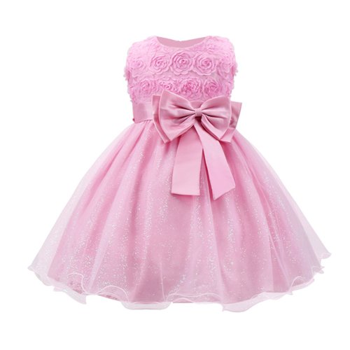 BACKYARD FAMILY(バックヤードファミリー)/子供ドレス ワンピース 女の子 かわいい fm028/ピンク
