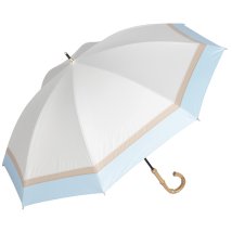 BACKYARD FAMILY(バックヤードファミリー)/ショート丈日傘 完全遮光長傘 50cm 晴雨兼用/オフホワイト系3