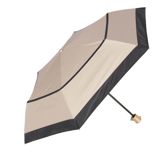 BACKYARD FAMILY(バックヤードファミリー)/手動折りたたみ日傘 晴雨兼用 3段式完全遮光 50cm/ブラック
