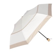 BACKYARD FAMILY(バックヤードファミリー)/手動折りたたみ日傘 晴雨兼用 3段式完全遮光 50cm/オフホワイト