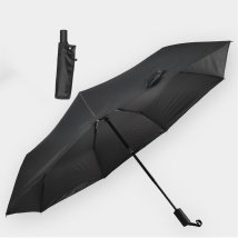 BACKYARD FAMILY(バックヤードファミリー)/自動開閉 晴雨兼用折傘 ユニセックス 完全遮光 58cm/ブラック