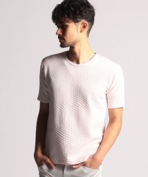 NICOLE CLUB FOR MEN/ジオメトリック クルーネック半袖Ｔシャツ/505990821