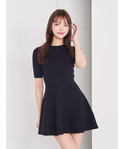 DDロゴフレアニットミニワンピース(505991104) | Darich(Darich  