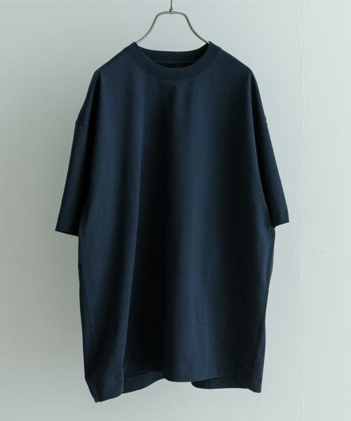 URBAN RESEARCH(アーバンリサーチ)/『XLサイズあり』クイックドライストレッチTシャツ/NAVY