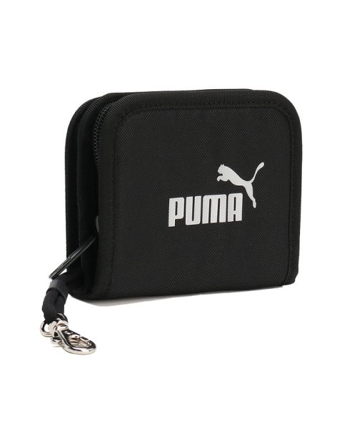 PUMA(プーマ)/ユニセックス プーマ アクティブ ジップ ウォレット/PUMABLACK-PUMASILVER
