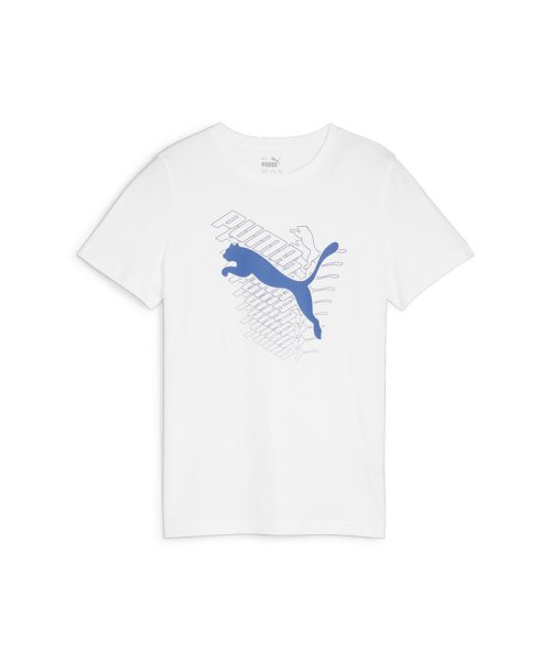 PUMA(プーマ)/キッズ ボーイズ グラフィックス キャット 半袖 Tシャツ 120－160cm/PUMAWHITE