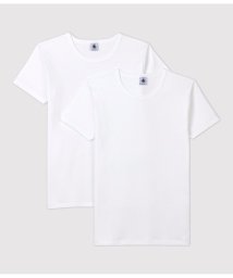 PETIT BATEAU/ホワイトＴシャツ２枚組/505991355