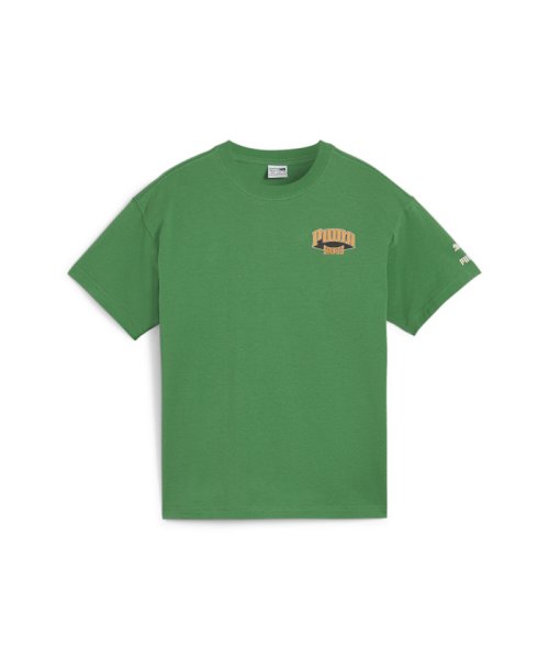 PUMA(プーマ)/キッズ ボーイズ プーマ チーム フォー ザ ファンベース グラフィック Tシャツ 104－164cm/ARCHIVEGREEN