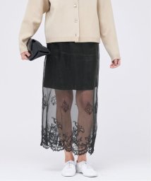 IENA/【venit/ヴェニット】embroidery lace レース スカート/505991545