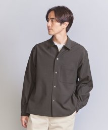 BEAUTY&YOUTH UNITED ARROWS/コットンリネンブレンド オープンカラー グランデ シャツ/505992052