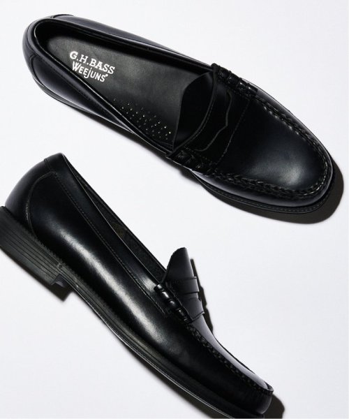 JOURNAL STANDARD(ジャーナルスタンダード)/【G.H.BASS × JOURNAL STANDARD】 別注 LARSON MOC － RUBBER SOLE/ブラック