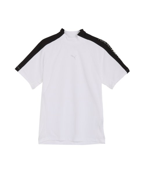 PUMA(PUMA)/メンズ ゴルフ PF ストレッチライン テックカット モックネック 半袖 シャツ/WHITEGLOW