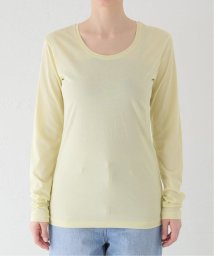 Plage(プラージュ)/OPEN－NECK LS Tシャツ/イエロー