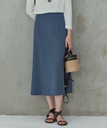 NIJYUSANKU（SMALL SIZE）(23区（小さいサイズ）)/【SLOW/一部店舗限定】ワイドリブジャージー スカート/ダルブルー系