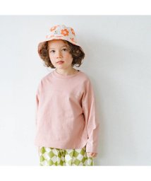 p.premier(ピードットプルミエ)/イロチ買いしたいシンプル無地切替長袖Tシャツ/ピンク
