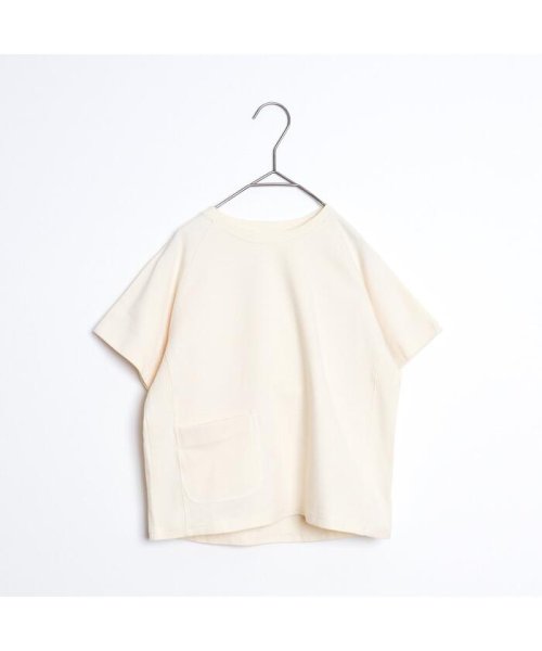 p.premier(ピードットプルミエ)/イロチ買いしたいシンプルラグラン半袖Tシャツ/オフホワイト