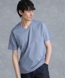 nano・universe(ナノ・ユニバース)/アンチスメル VネックTシャツ 半袖/ブルーグレー5