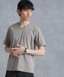 nano・universe(ナノ・ユニバース)/アンチスメル VネックTシャツ 半袖/グレージュ3