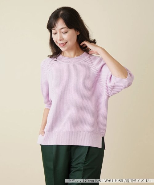 ラグランニットプルオーバー【THE NEW】 ラグランニットプルオーバー【THE NEW】 IQ2827345517(21780円)