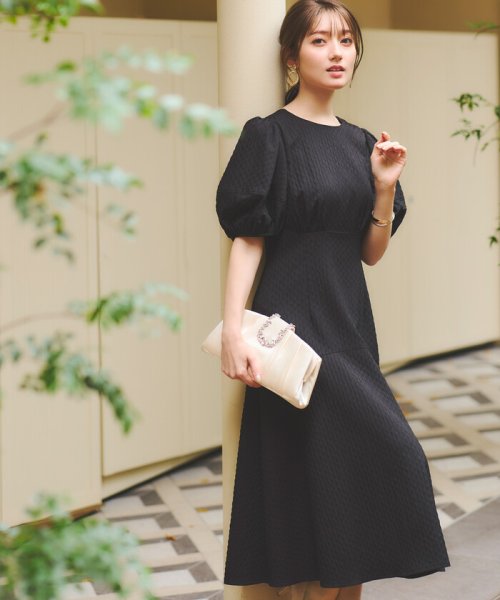 パフスリーブマーメイドワンピース ワンピース・ドレス H1561508106 (12012円)