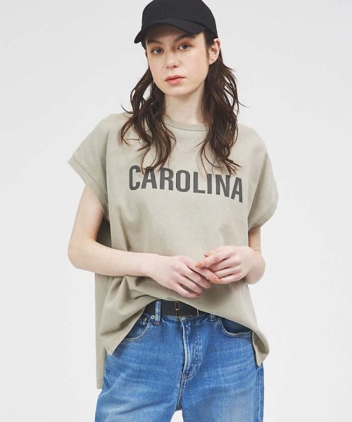 Rouge vif la cle(ルージュヴィフラクレ)/【MICA&DEAL × STAR&STRIPE】CAROLINA ロゴTシャツ/ベージュ