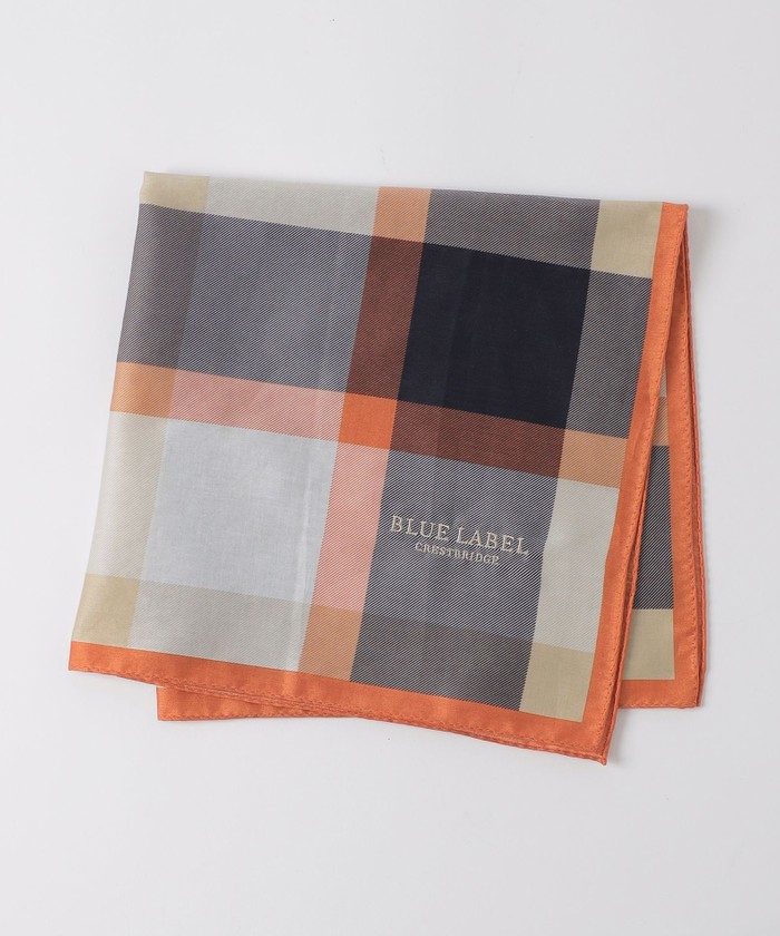 BLUE LABEL CREST BRIDGE ポンチョ チェック ファー クレストブリッジチェックPVCトート（バッグ）｜BLUE LABEL