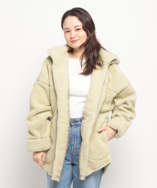 EDWIN(EDWIN)/BOA MIDDLE HOOD     JKT BEIGE/ベージュ