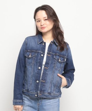 EDWIN/BASIC DENIM JACKET  MID USED/505943216