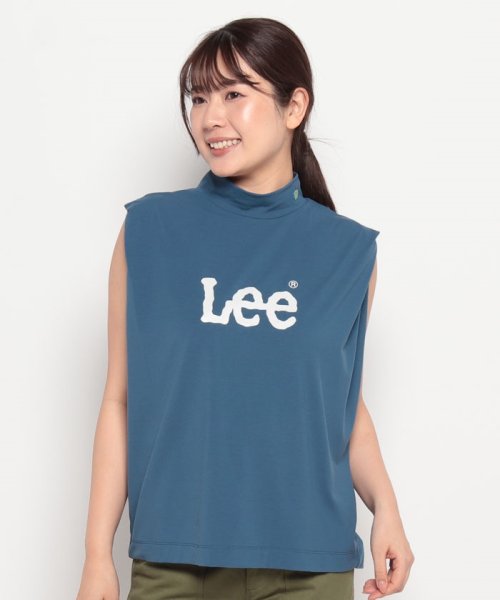 Lee(Lee)/#LEE GOLF            NOSLEEVE MOCKNECKTE/ブルー