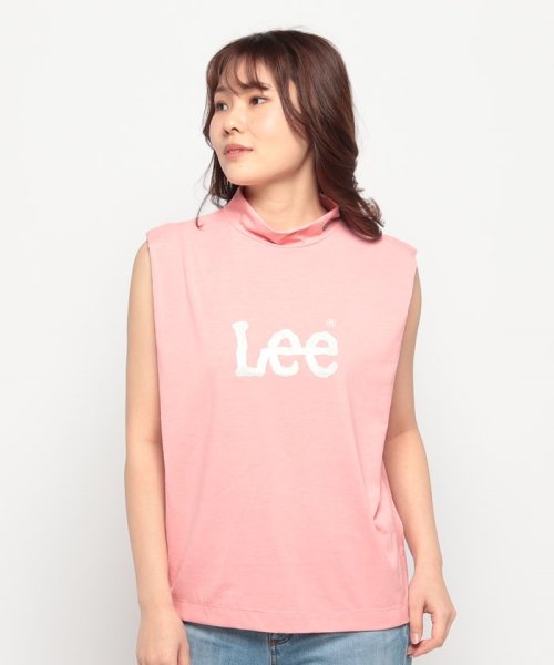 Lee(Lee)/#LEE GOLF            NOSLEEVE MOCKNECKTE/ピンク