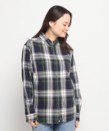 EDWIN/#SO FLANNEL CHECK    SHIRTS GREEN NAVY/505943481