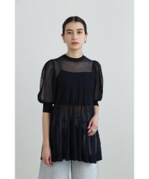 JILL STUART/シアーニットティアードトップス/505992783